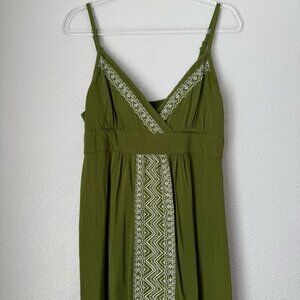 women_s olive green maxi dress